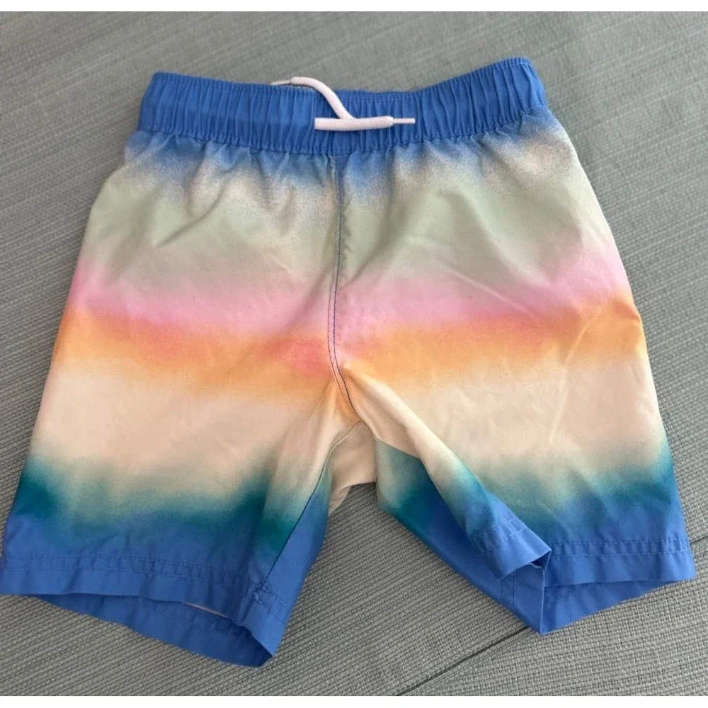 Lot of 3 Old Navy Swim Shorts & Shirt Size 4T Beach Scuba